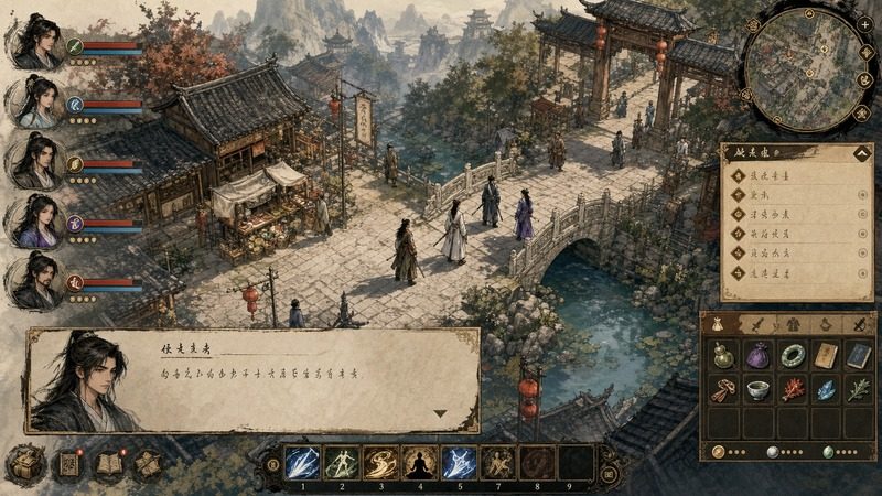 金庸群侠传5爱与死仙狐MOD六周年 中文界面 场景图 3