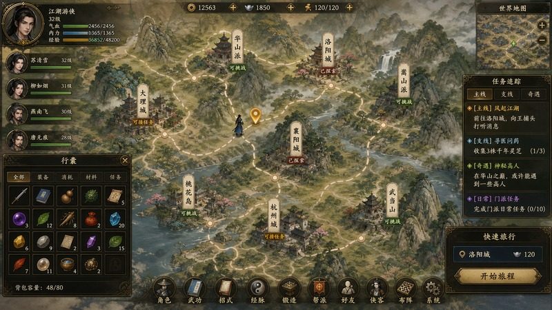 金庸群侠传5爱与死仙狐MOD六周年 武侠RPG 资料图 6